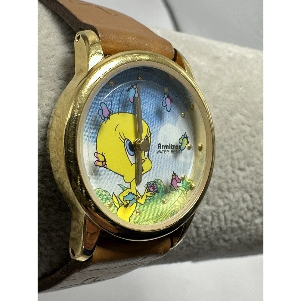 Armitron Tweety Bird Ladies Watch‎ 2200/341 New Battery 26MM 7